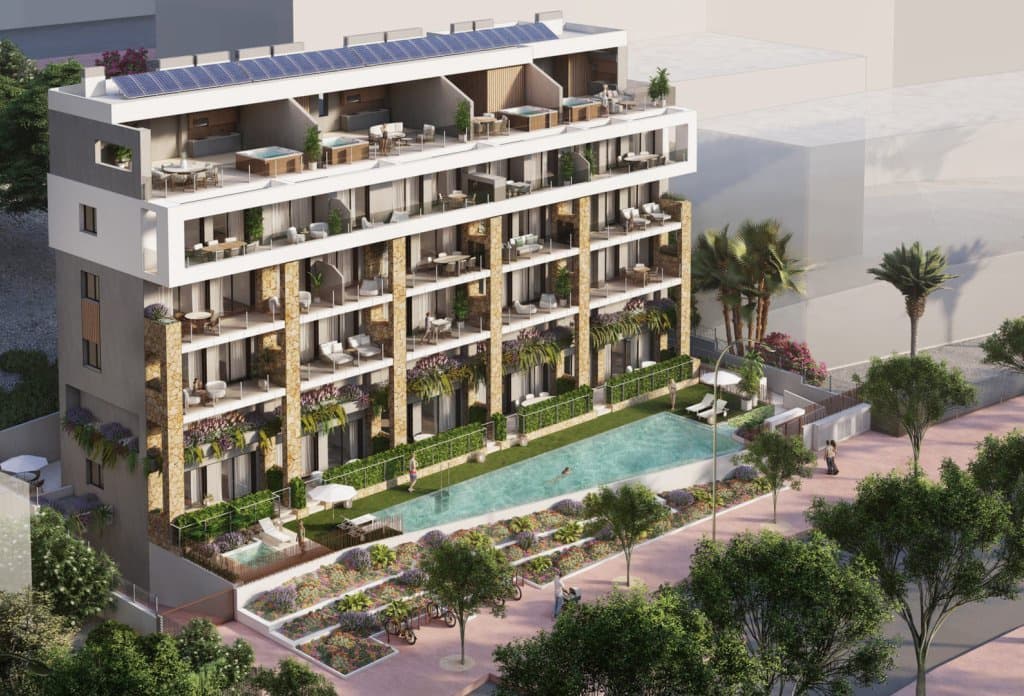 2 makuuhuone Huoneisto myytävänä paikassa La Villajoyosa / Vila Joiosa mukana uima-altaan - 827 000 € (Ref: 10082068)