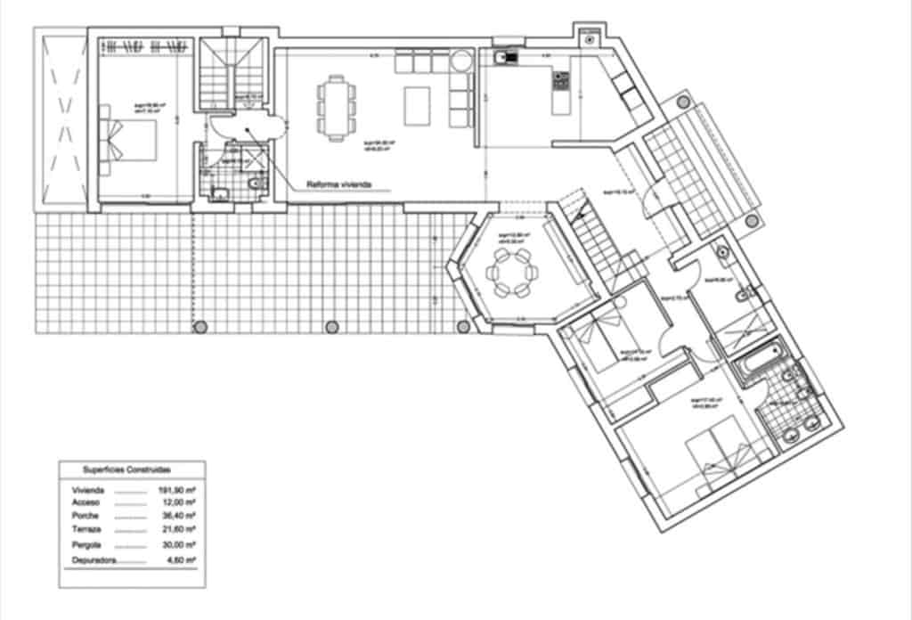 Chalet de 4 habitaciones en Benissa en venta con piscina - 1.350.000 € (Ref: 7891714)