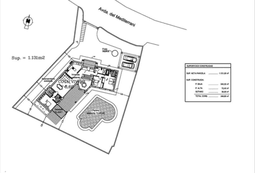 Chalet de 4 habitaciones en Benissa en venta con piscina - 1.350.000 € (Ref: 7891714)