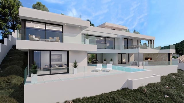 5 sypialnia Willa na sprzedaż w Pueblo, Calpe / Calp z basenem - 1 890 000 € (Ref: 9127542)