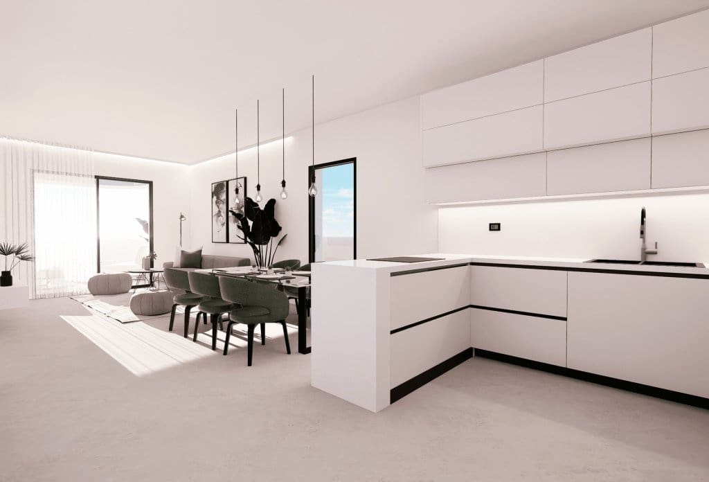Apartamento de 2 habitaciones en Finestrat en venta con piscina - 389.900 € (Ref: 9221695)