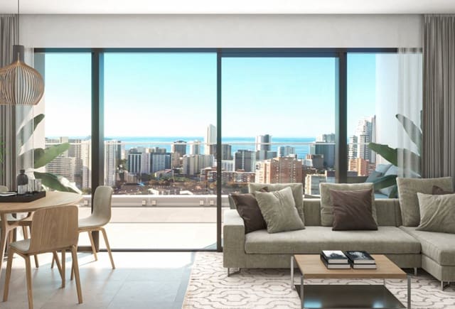 2 chambre Appartement à vendre à Rincón Bajo, Benidorm avec piscine - 406 050 € (Ref: 9221701)