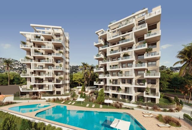 Apartamento de 3 habitaciones en Levante - Playa Fossa, Calpe / Calp en venta con piscina - 467.000 € (Ref: 9221736)