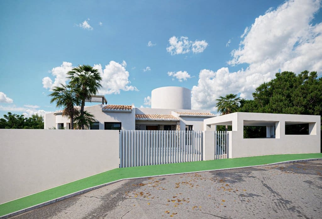4 sypialnia Willa na sprzedaż w Altea z basenem garażem - 2 190 000 € (Ref: 9221760)