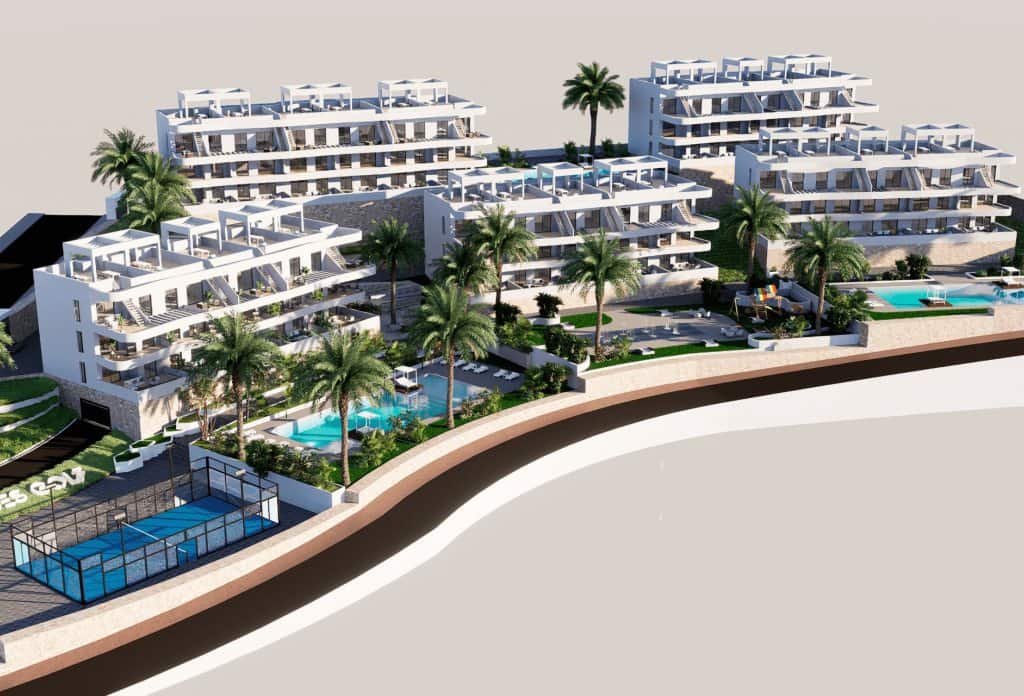 2 bedroom Apartment for sale in Finestrat with pool - € 339,900 (Ref: 9221820)