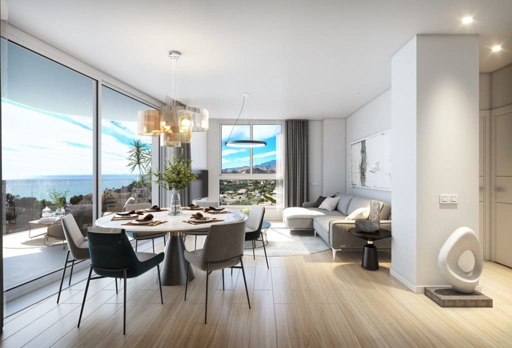 2 bedroom Apartment for sale in La Villajoyosa / Vila Joiosa with pool - € 520,000 (Ref: 9221830)