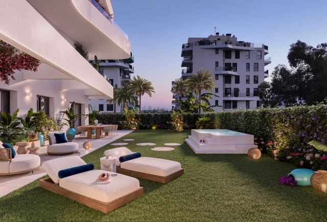 2 soveværelse Lejlighed til salg i Platja Vila Joiosa - Platja de Torres, La Villajoyosa / Vila Joiosa med swimmingpool - € 468.000 (Ref: 9221860)