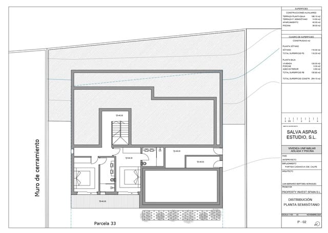 3 soverom Villa til salgs i Pueblo, Calpe / Calp med svømmebasseng - € 1 290 000 (Ref: 9242127)
