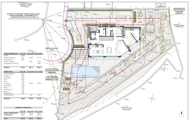 4 Zimmer Villa zu verkaufen in Gargasindi, Calpe / Calp mit Pool - 1.300.000 € (Ref: 9242129)