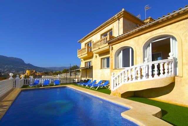 8 sovrum Villa till salu i Cometa - Carrió, Calpe / Calp med pool - 900 000 € (Ref: 9242232)