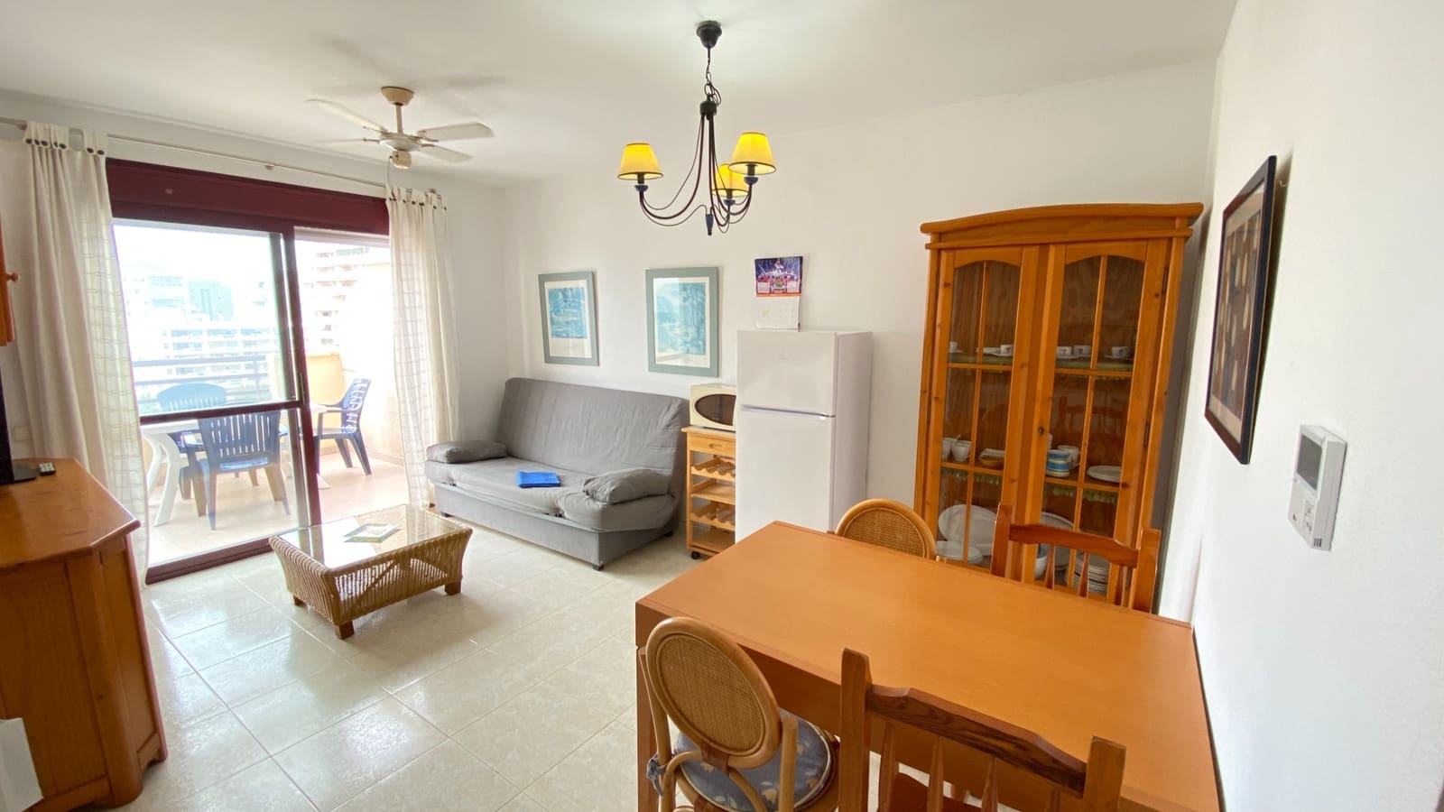 Appartement de 1 chambre à louer à Calpe / Calp avec piscine - 900 € (Ref: 9280941)