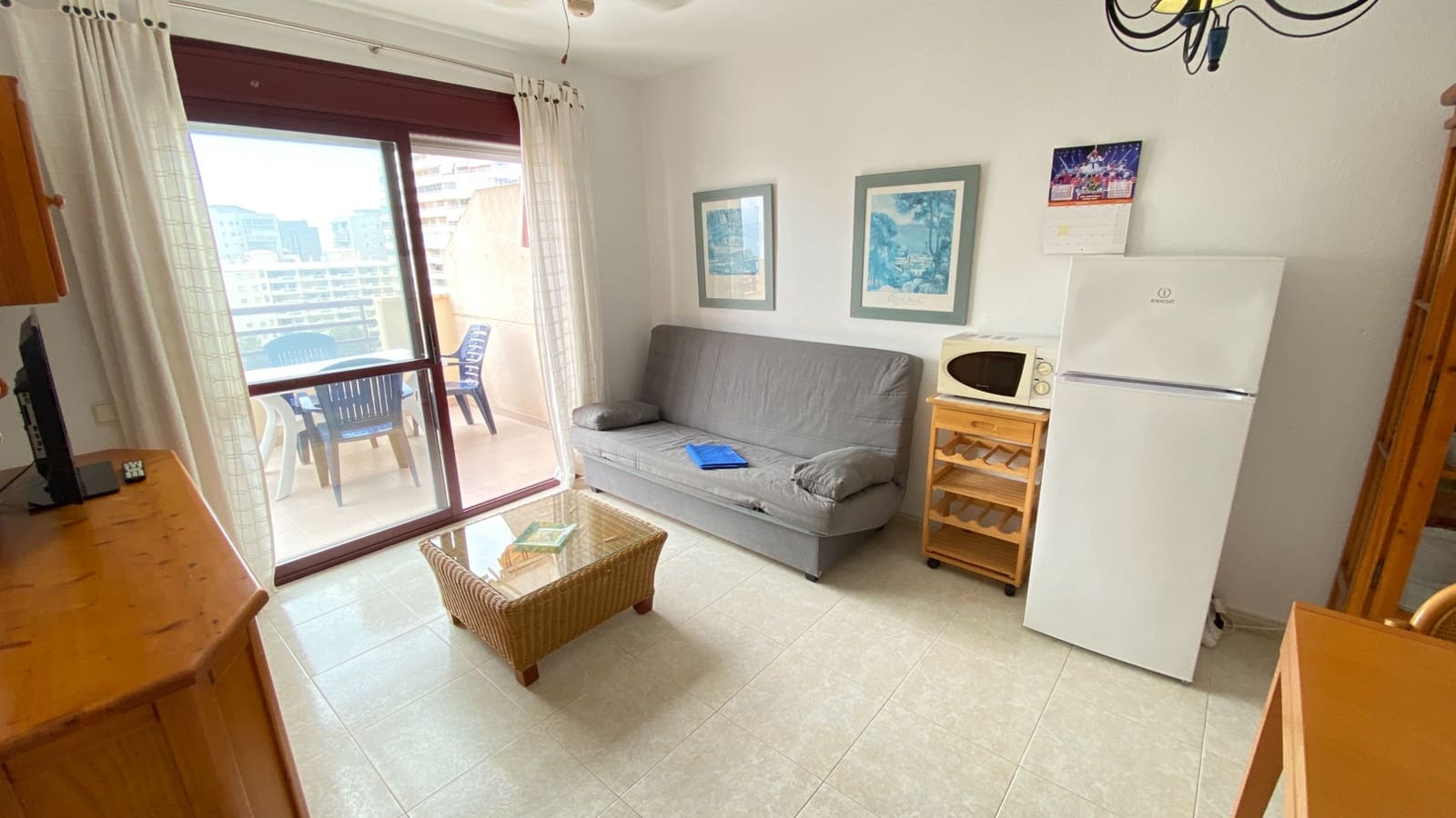 Appartement de 1 chambre à louer à Calpe / Calp avec piscine - 900 € (Ref: 9280941)