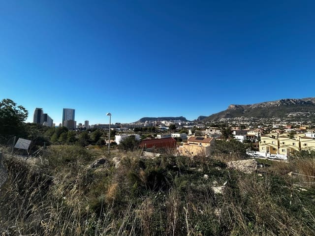 Ubebygd land til salgs i Pueblo, Calpe / Calp - € 299 000 (Ref: 9424285)