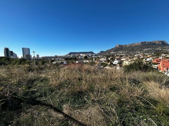 Ubebygd land til salgs i Pueblo, Calpe / Calp - € 299 000 (Ref: 9424285)