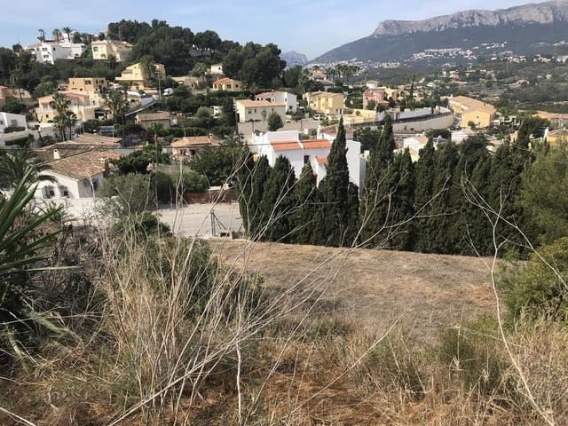 Ubebygd land til salgs i Pueblo, Calpe / Calp - € 280 000 (Ref: 9429424)