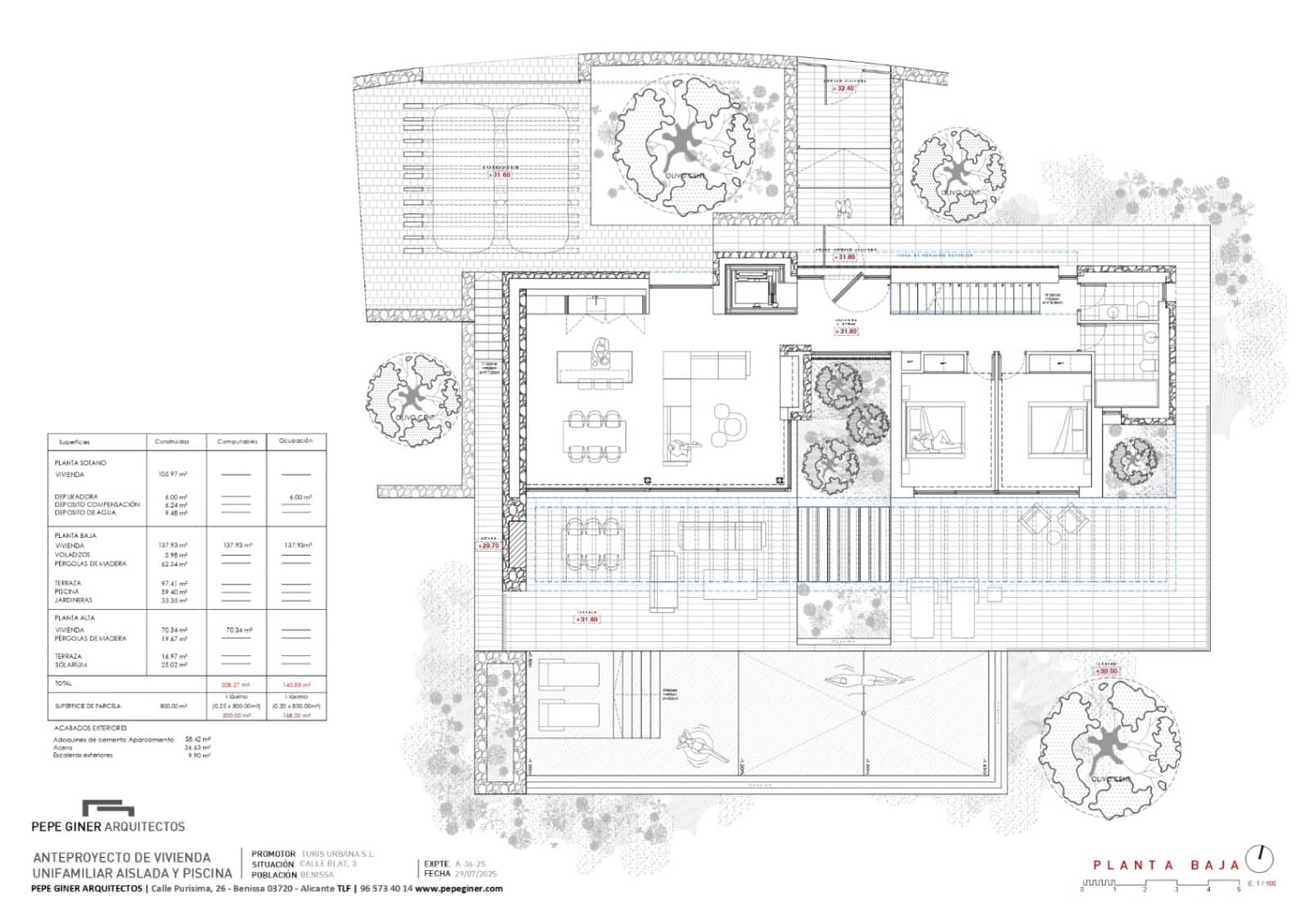 4 makuuhuone Huvila myytävänä paikassa Benissa mukana uima-altaan 
autotalli - 2 850 000 € (Ref: 9429462)