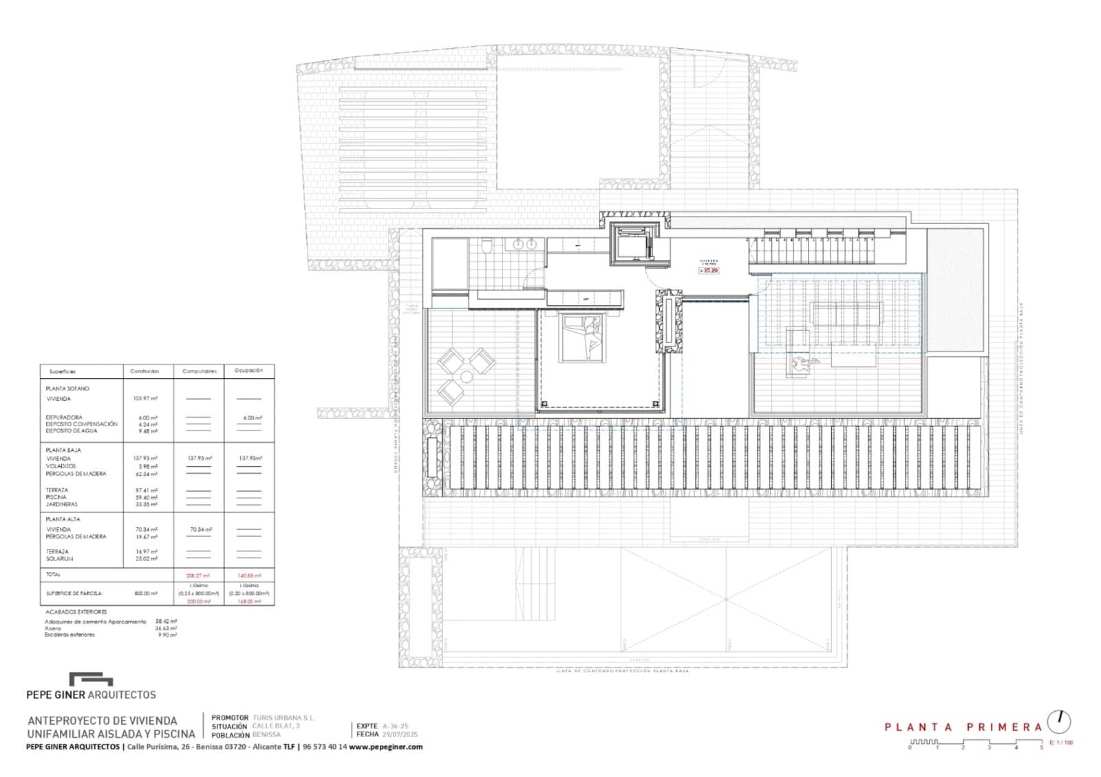 4 makuuhuone Huvila myytävänä paikassa Benissa mukana uima-altaan 
autotalli - 2 850 000 € (Ref: 9429462)