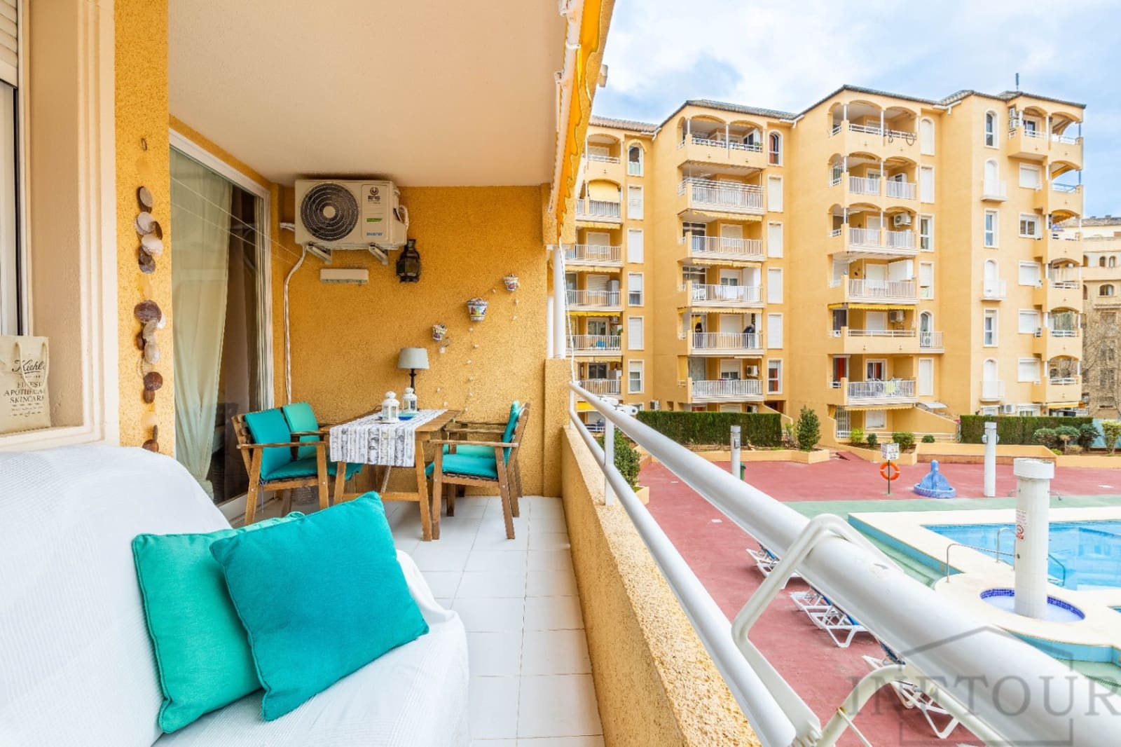 1 sovrum Lägenhet till salu i Calpe / Calp med pool - 212 500 € (Ref: 9550823)
