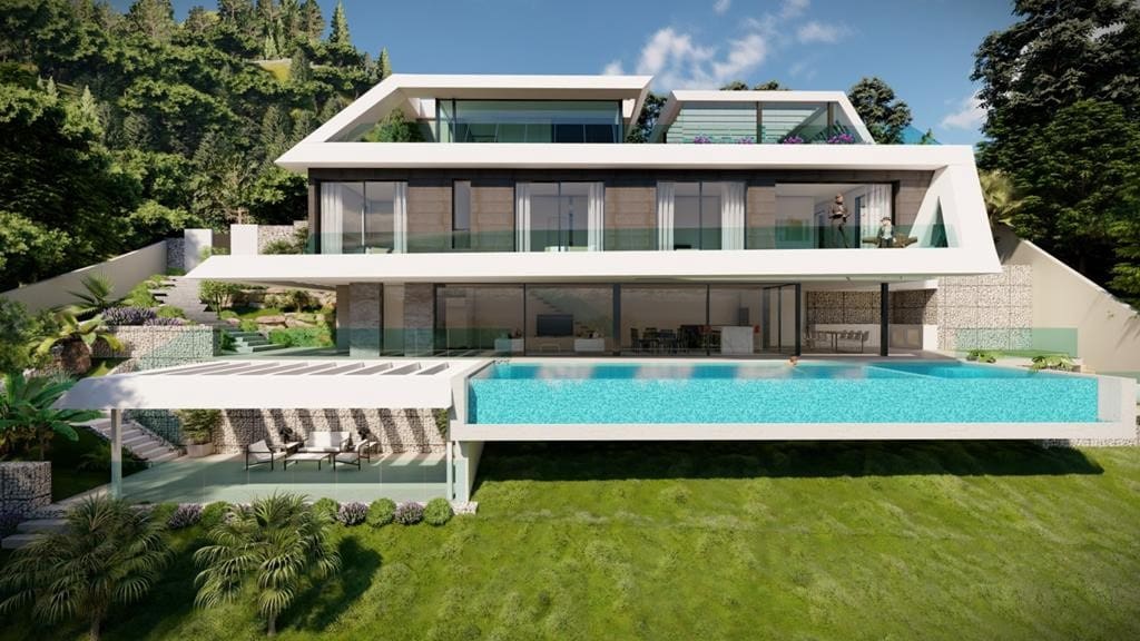 4 makuuhuone Huvila myytävänä paikassa Altea mukana uima-altaan 
autotalli - 2 000 000 € (Ref: 9594676)