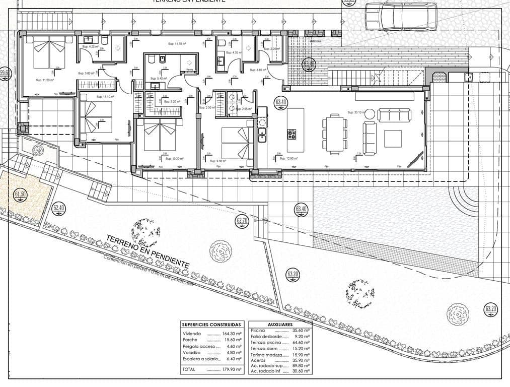 4 slaapkamer Villa te koop in Calpe / Calp met zwembad garage - € 1.599.000 (Ref: 9594684)