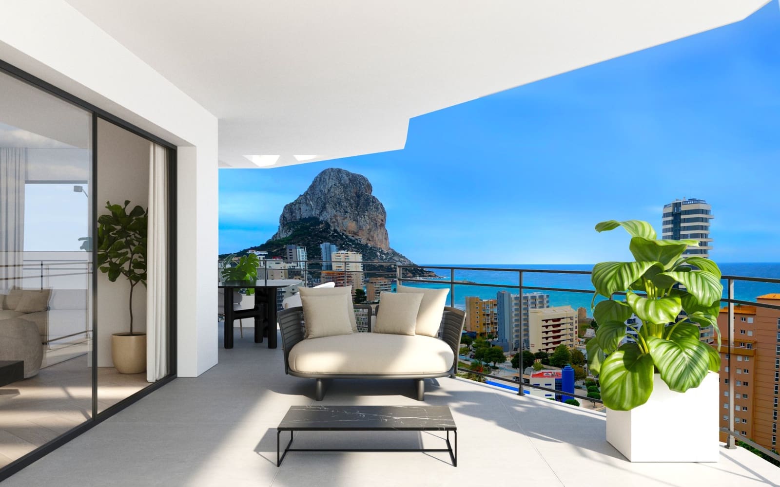 3 soveværelse Lejlighed til salg i Calpe / Calp med swimmingpool - € 527.000 (Ref: 9598689)