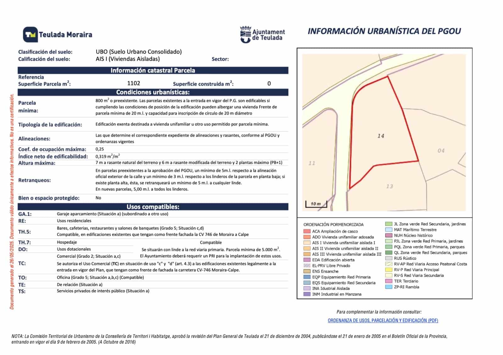 Terreno Não Urbanizado para venda em Teulada - 210 000 € (Ref: 9641072)