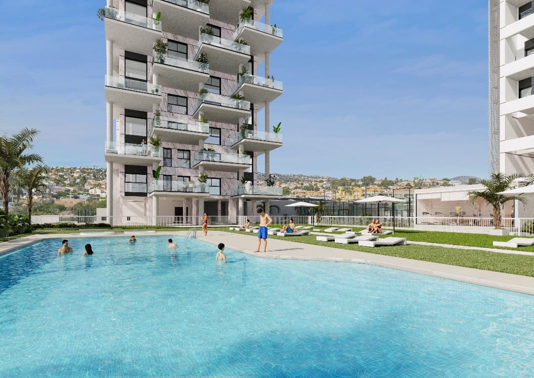 2 chambre Appartement à vendre à Calpe / Calp avec piscine - 450 000 € (Ref: 9758529)