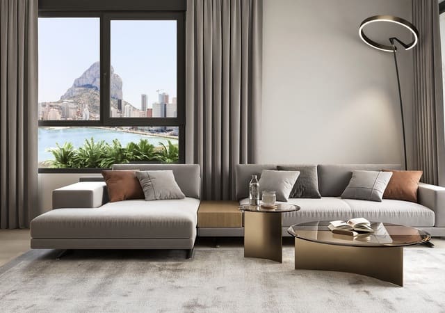 3 makuuhuone Huoneisto myytävänä paikassa Pueblo, Calpe / Calp mukana uima-altaan 
autotalli - 650 000 € (Ref: 9798676)