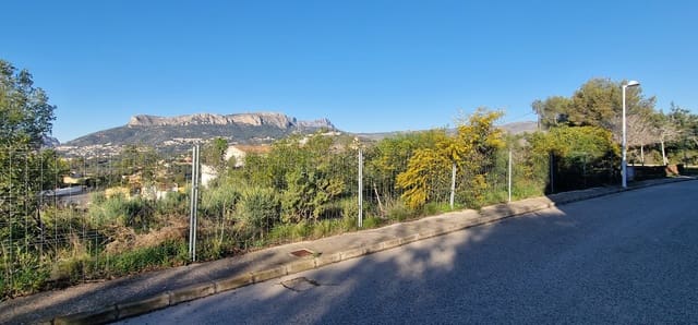 Ubebygd land til salgs i Cometa - Carrió, Calpe / Calp - € 280 000 (Ref: 9936869)