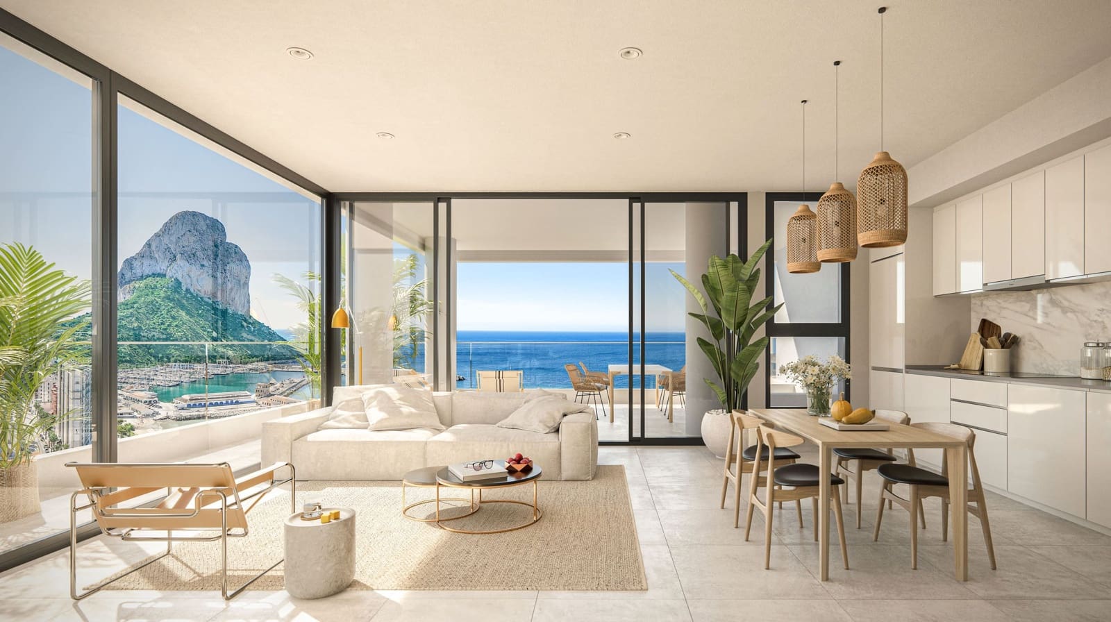 Apartamento de 2 habitaciones en Calpe / Calp en venta con piscina - 620.000 € (Ref: 9956779)