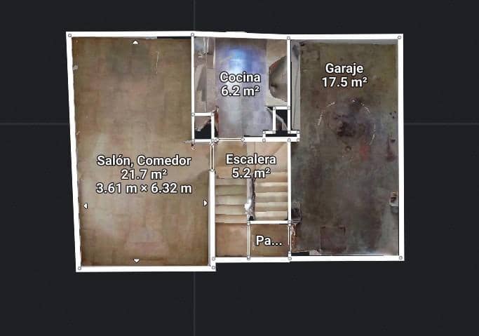 3 soveværelse Rækkehus til salg i Guevejar med garage - € 165.000 (Ref: 9300970)