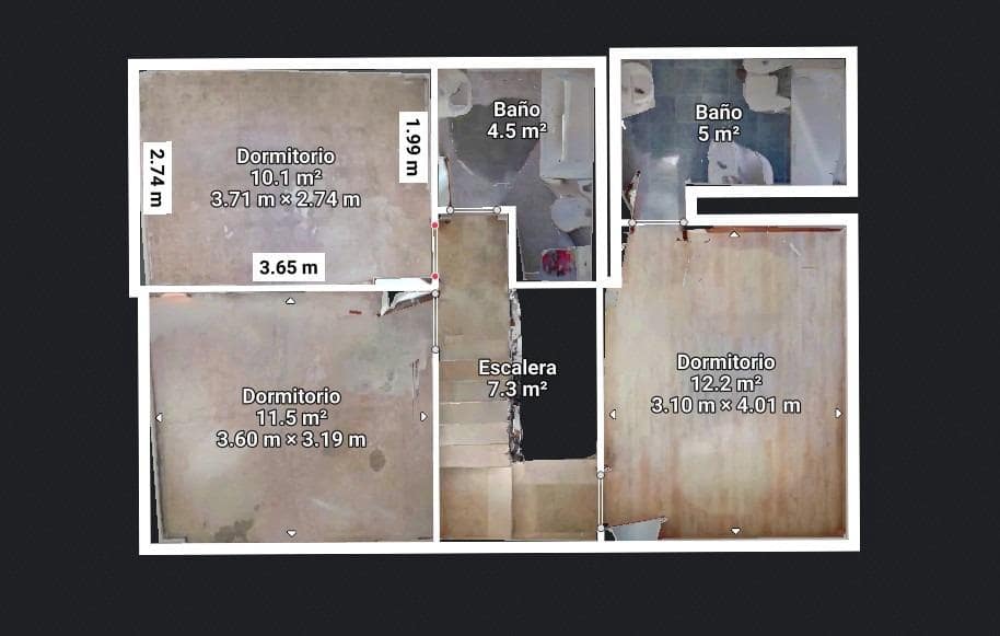 3 soveværelse Rækkehus til salg i Guevejar med garage - € 165.000 (Ref: 9300970)