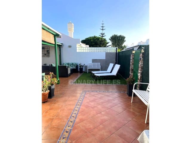 1 makuuhuone Bungalow vuokrattavana paikassa Campo Internacional, San Bartolomé de Tirajana mukana uima-altaan - 1 400 € (Ref: 10030218)