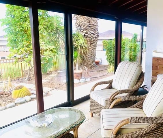 2 makuuhuone Huvila myytävänä paikassa Amarilla Golf, San Miguel de Abona mukana uima-altaan - 585 000 € (Ref: 9625982)