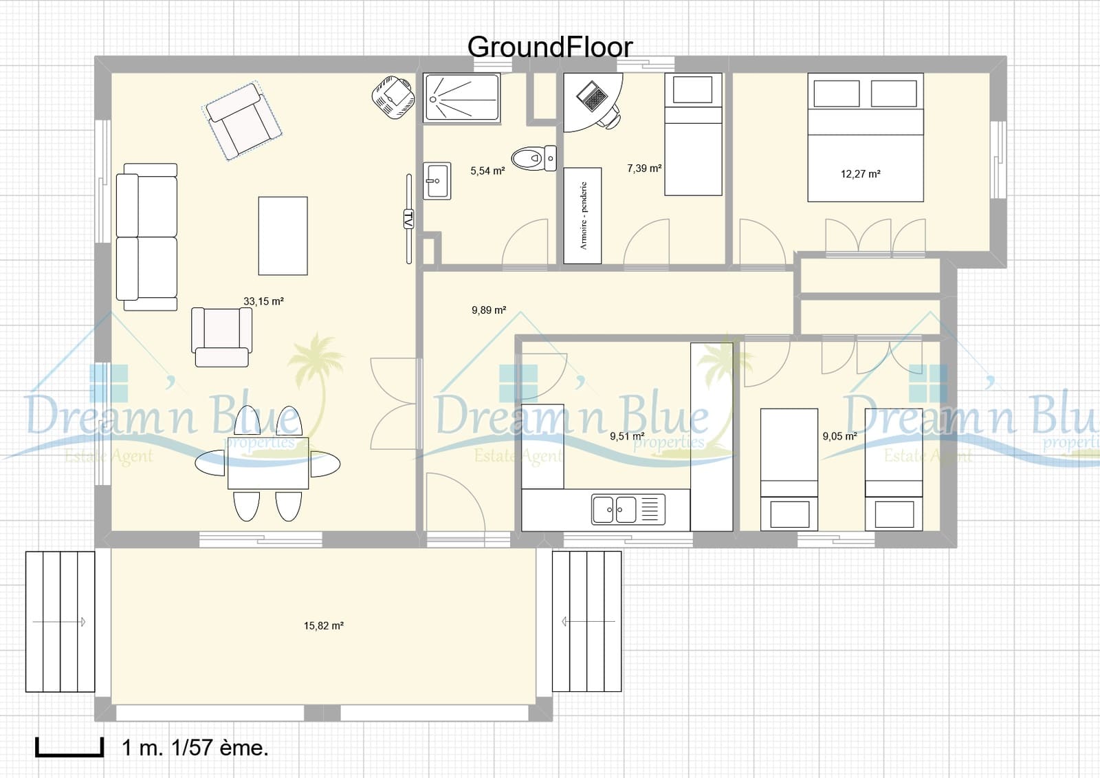 3 slaapkamer Villa te koop in Ontinyent met zwembad garage - € 345.000 (Ref: 9786854)