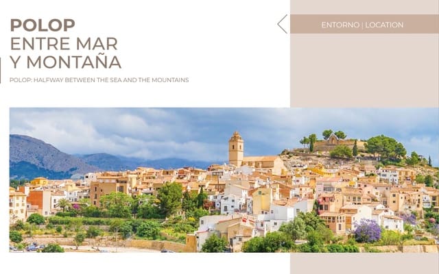 3 Zimmer Villa zu verkaufen in Polop mit Pool - 487.300 € (Ref: 7637155)