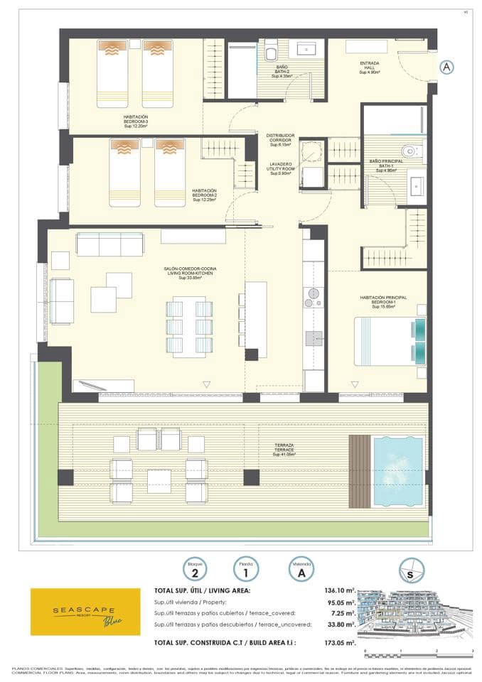 3 bedroom Flat for sale in Finestrat with garage - € 400,000 (Ref: 8161340)