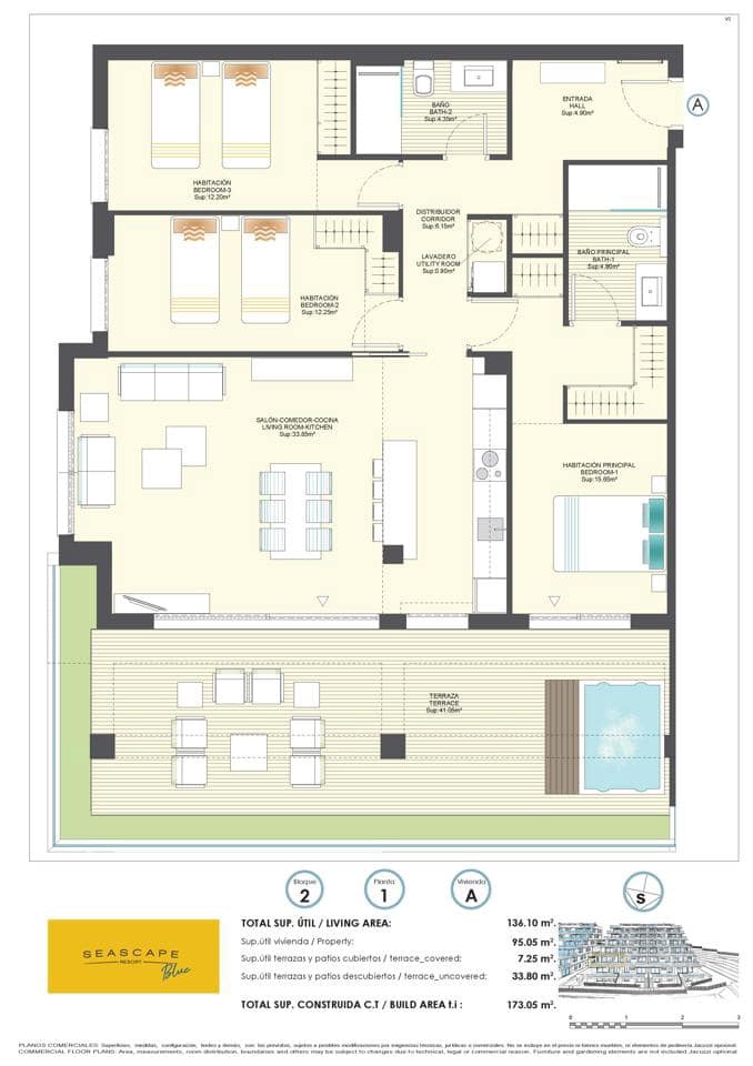 3 bedroom Flat for sale in Finestrat with garage - € 400,000 (Ref: 8161340)