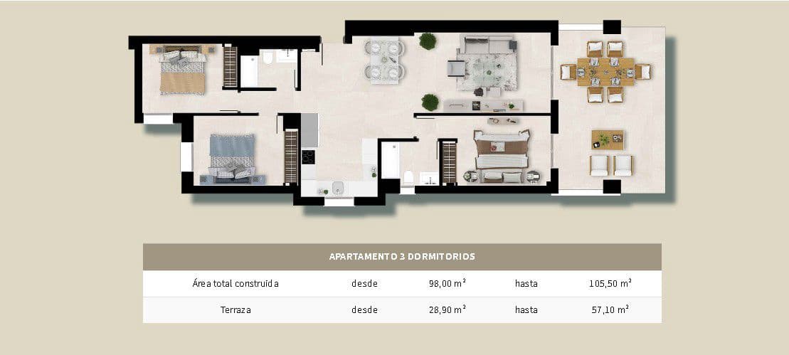 2 bedroom Apartment for sale in Estepona - € 360,000 (Ref: 8347687)