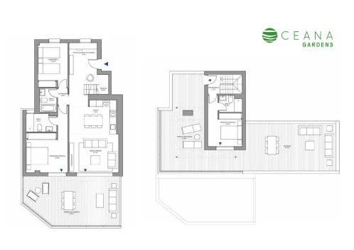 3 Zimmer Apartment zu verkaufen in Cancelada, Estepona mit Garage - 366.000 € (Ref: 8415042)