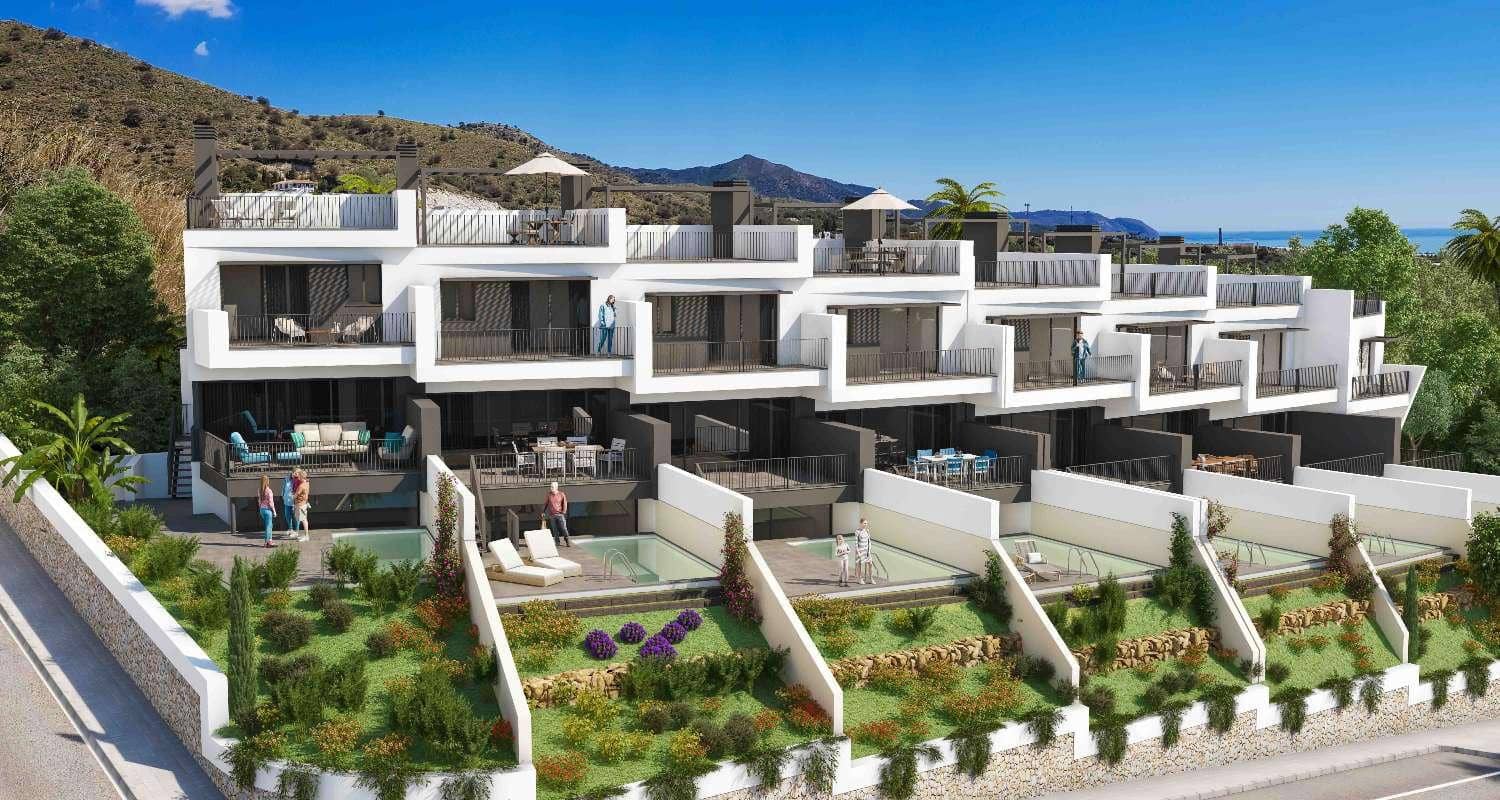 3 quarto Casa em Banda para venda em Nerja com piscina garagem - 550 000 € (Ref: 7917698)