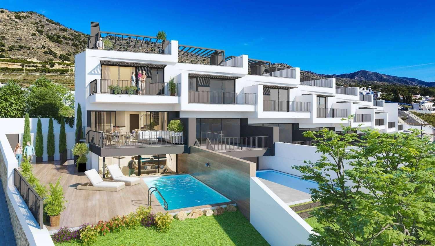 3 quarto Casa em Banda para venda em Nerja com piscina garagem - 775 000 € (Ref: 7917698)