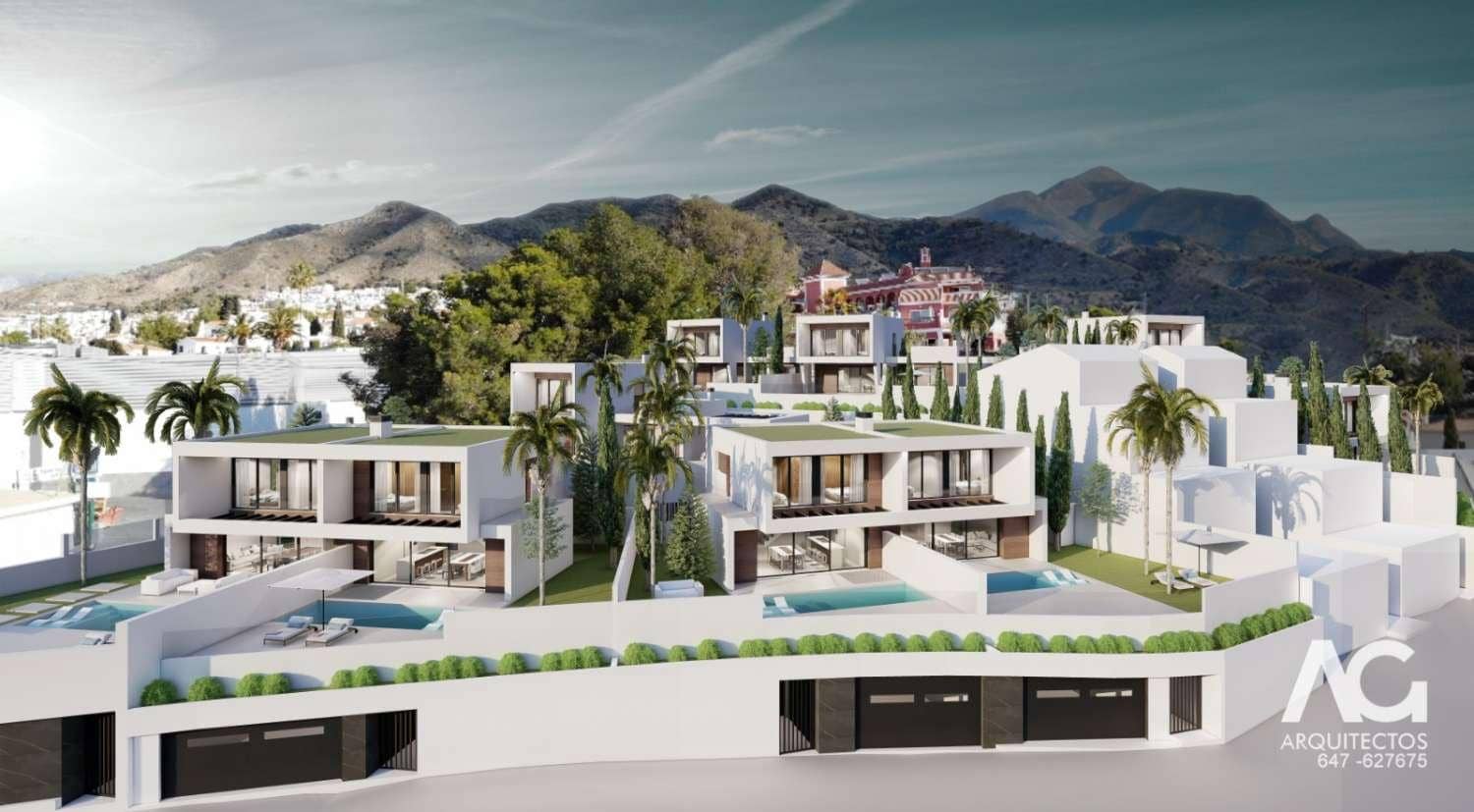 2 makuuhuone Huvila myytävänä paikassa Nerja mukana uima-altaan - 1 095 000 € (Ref: 8849739)