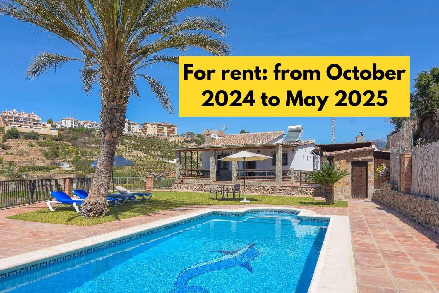 2 soveværelse Villa til leje i Torrox Park med swimmingpool - € 1.450 (Ref: 8979316)