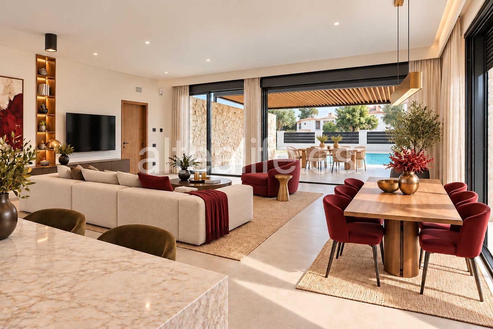 4 chambre Villa/Maison à vendre à La Nucia avec piscine garage - 720 000 € (Ref: 10099376)