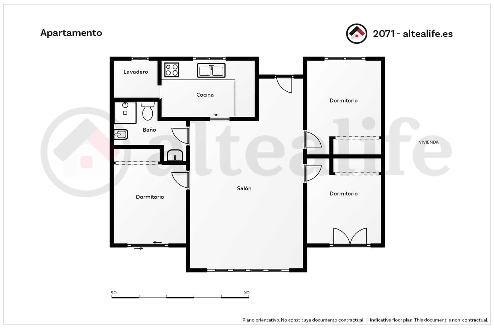 Apartamento de 3 habitaciones en Altea en venta - 245.000 € (Ref: 10136487)