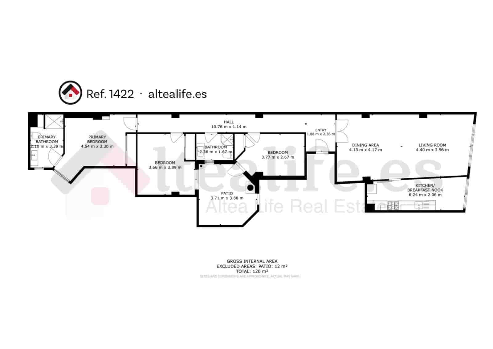 3 soveværelse Lejlighed til salg i Altea - € 440.000 (Ref: 7027541)