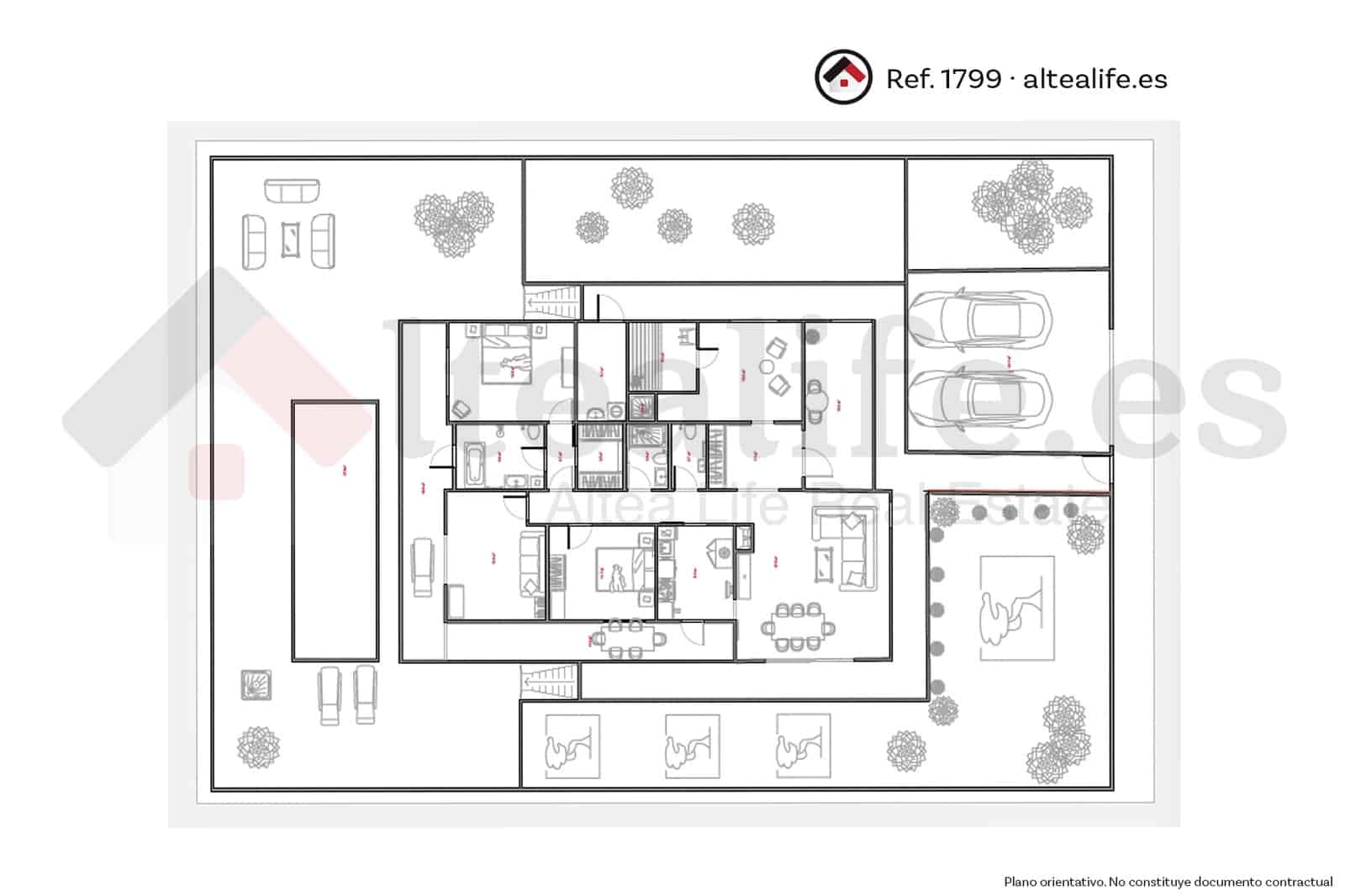 4 sypialnia Dom na sprzedaż w Altea z basenem garażem - 995 000 € (Ref: 8321873)