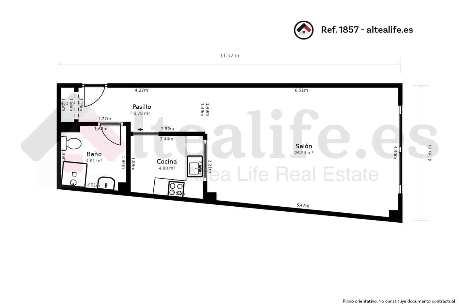 1 soveværelse Studio til salg i Altea med garage - € 158.000 (Ref: 8637921)