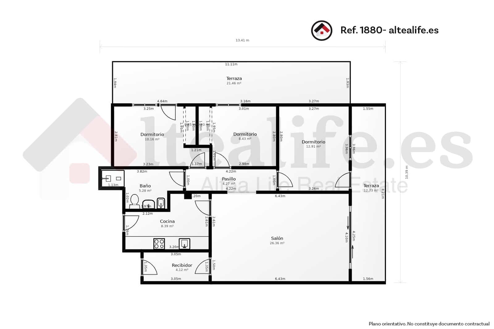 3 quarto Apartamento para venda em Altea com garagem - 345 000 € (Ref: 8782041)